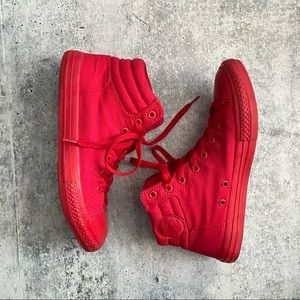 Chuck Taylor All Star Hi Top 'Monochrome Red' 7